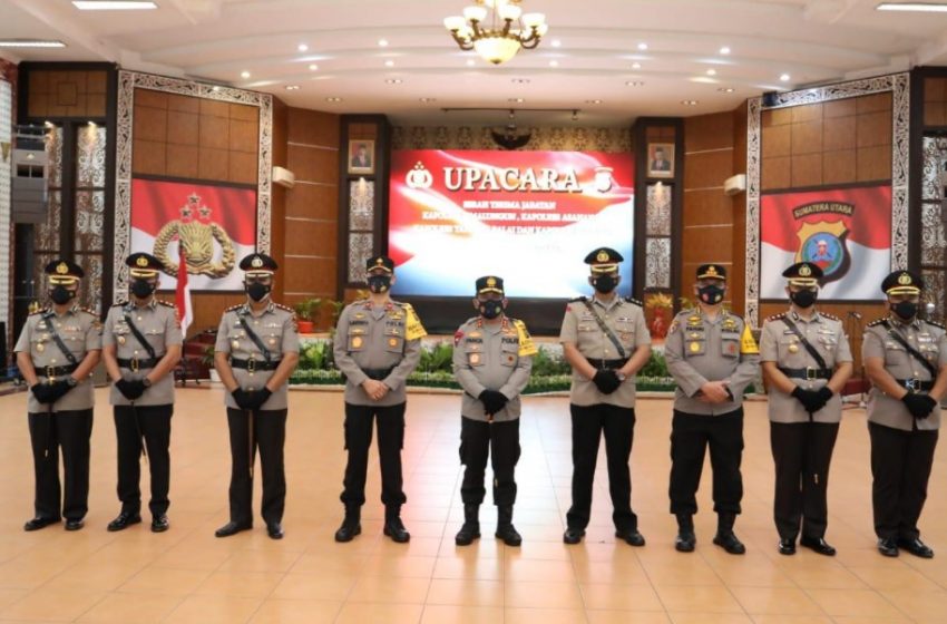 Kapolda Sumut Pimpin Sertijab 4 Kapolres