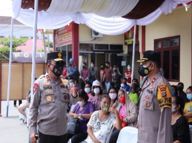 Kapolda Sumut Tinjau Vaksinasi di Rusunawa Belawan