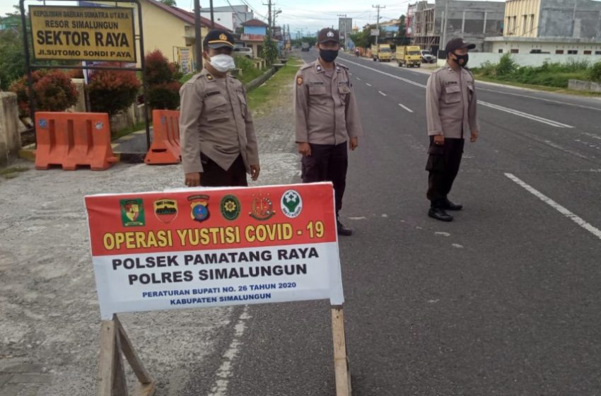  Polres Simalungun Perketat Operasi Yustisi dan Dukung Intruksi Bupati Simalungun Pemberlakuan PPKM Level 3