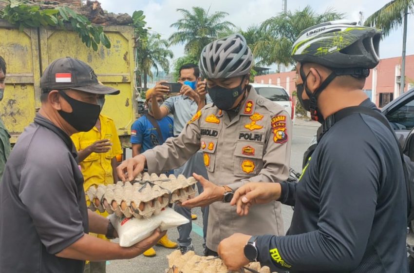  Jelang Akhir Jabatannya Sebagai Kapolres Kampar, AKBP Mohammad Kholid Masih Peduli Warga