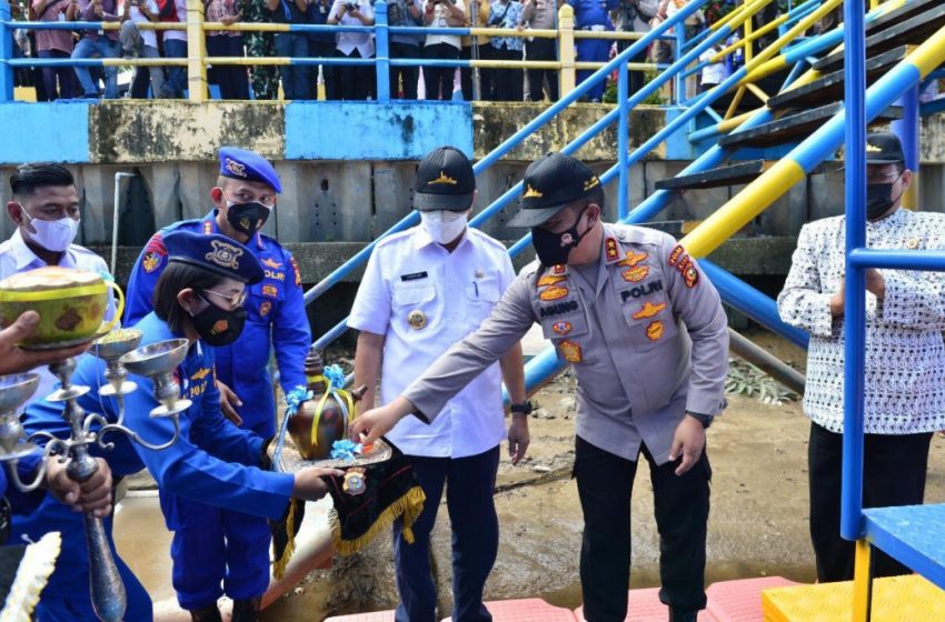  Kapolda Resmikan Kapal Pemburu Cepat Lancang Kuning IV-2006 Dit Polair Polda Riau