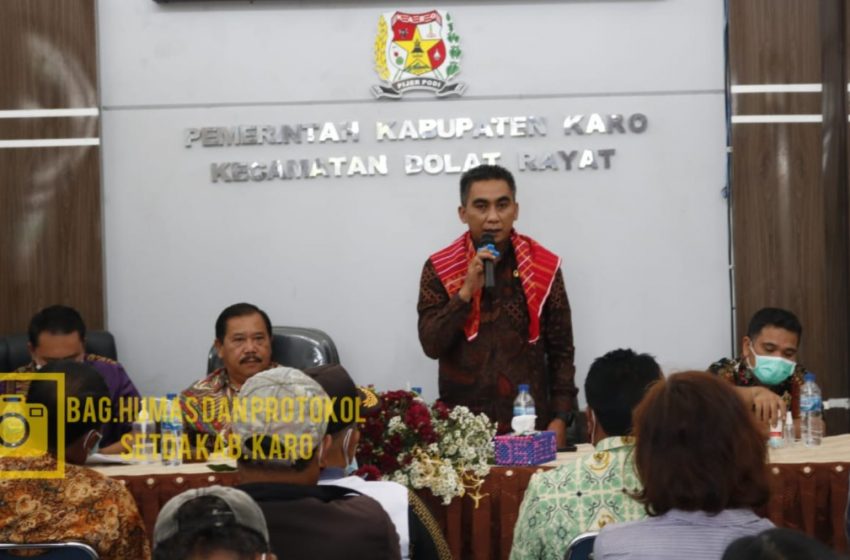  Hadiri Rakorpem Kecamatan Dolat Rayat, Wakil Bupati Karo: Kita Harus bekerja Luar Biasa