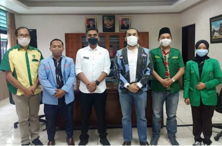  Bupati dan Wakil Bupati Karo Terima Audiensi Panitia Musda KNPI