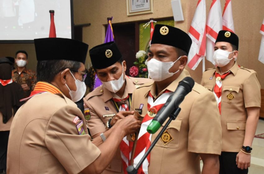  Bupati Darma Wijaya Dilantik Jadi Ketua Majelis Pertimbangan Cabang Gerakan Pramuka Sergai