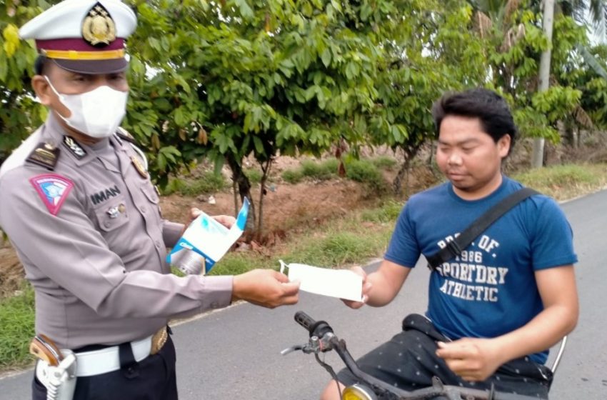  Unit Dikyasa Polres Sergai Giat Ops Yustisi di Jalan Perdesaan