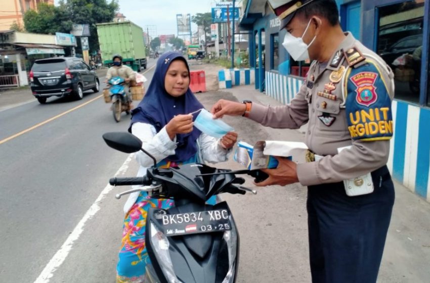 Satlantas Polres Sergai Gelar Publik Addres dan Himbau Tertib Berlalu lintas