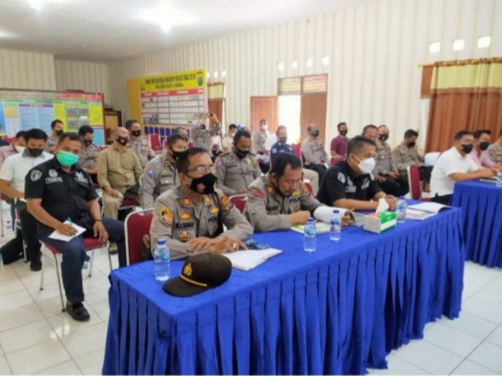  Polres Batubara Perpanjang PPKM Berbasis Mikro dan Optimalkan Posko Penanganan Covid-19