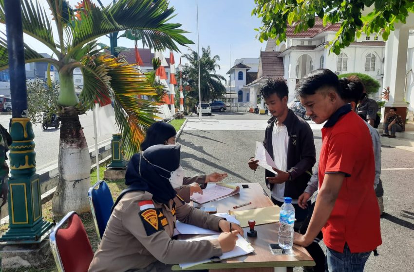  24 Warga Terjaring Operasi Yustisi Polres Rokan Hilir