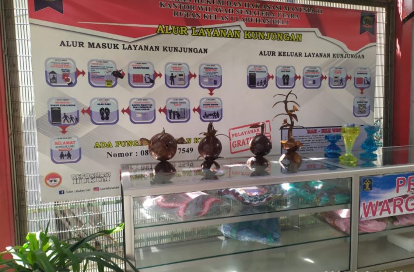  Rutan Kelas 1 Labuhan Deli Bina UMKM Kreatif