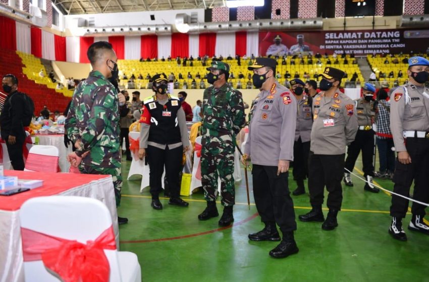  Kapolri: Jadikan Momentum HUT RI Ke- 76 Sebagai Upaya Percepat Vaksinasi