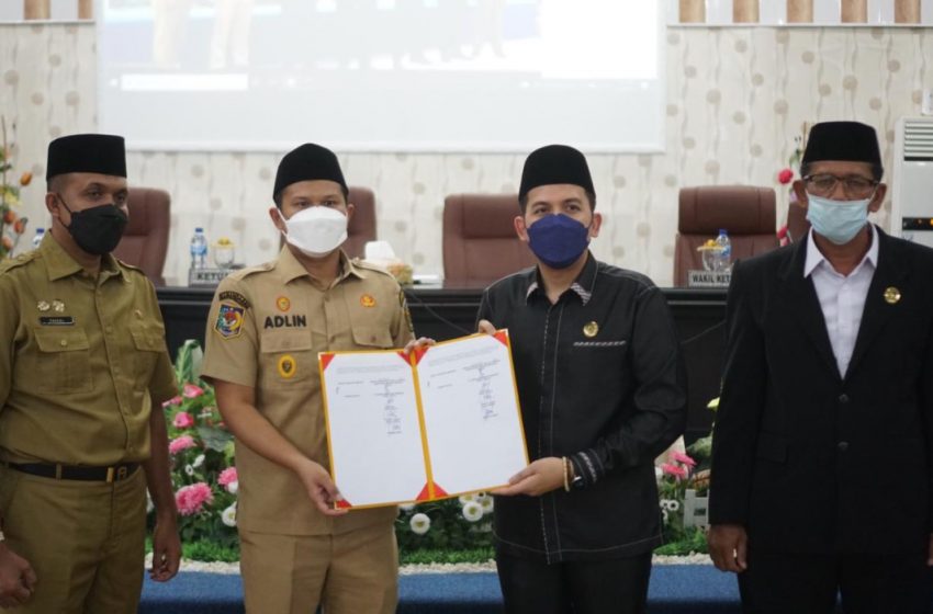  DPRD dan Pemkab Setujui Ranperda RPJMD 2021-2026 Dan HET Gabah Menjadi Perda Serdang Bedagai