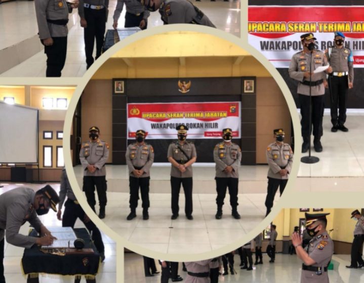  Polres Rokan Hilir Gelar Sertijab Wakapolres