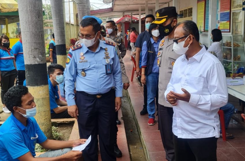  Polres Simalungun Gelar Gebyar Vaksin Merdeka, 400 WBP Lapas Klas IIA Pematangsiantar Divaksin