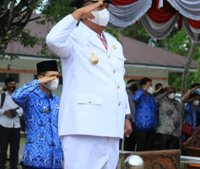  Pj Bupati Labuhanbatu Pimpin Upacara Peringatan HUT Kemerdekan RI Ke- 76