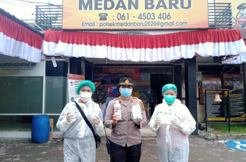  Antisipasi Covid-19, Polsek Medan Baru Rutin Cuci Hidung Para Tahanan