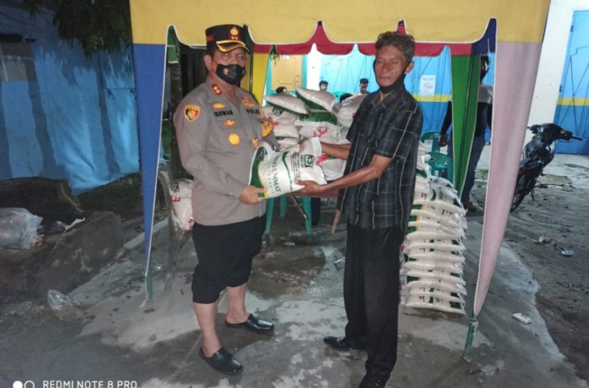 5.806 Rumah Terendam Banjir,  Polres Batubara Dirikan Posko dan Distribusikan Bantuan Kapolda Sumut