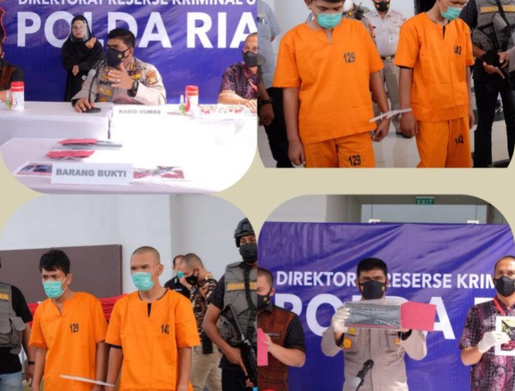  2 Pelaku Curat Berhasil Dibekuk Tim Gabungan Polda Riau dan Polres Kampar