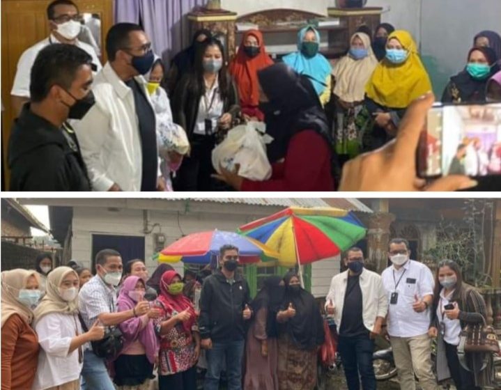 Wakil Bupati Karo Dampingi Stafsus BUMN Salurkan Bantuan Kementerian