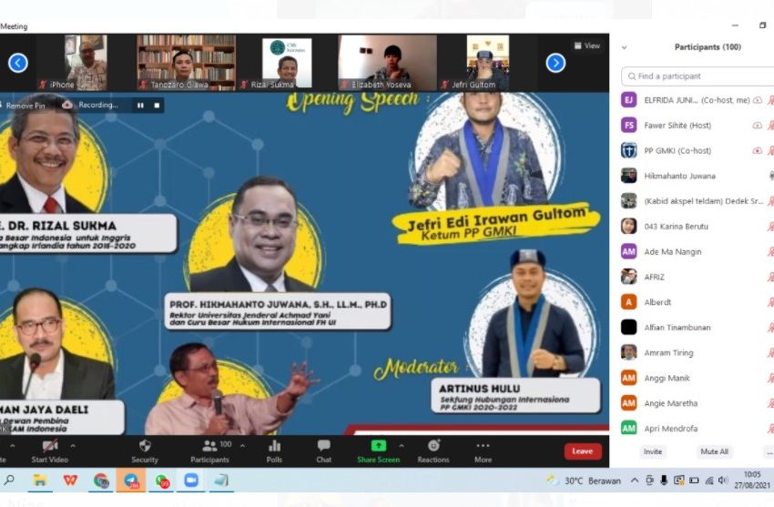  PP GMKI Gelar Webinar Internasional, Dampak Krisis Afghanistan Terhadap Stabilitas Politik dan Keamanan Indonesia