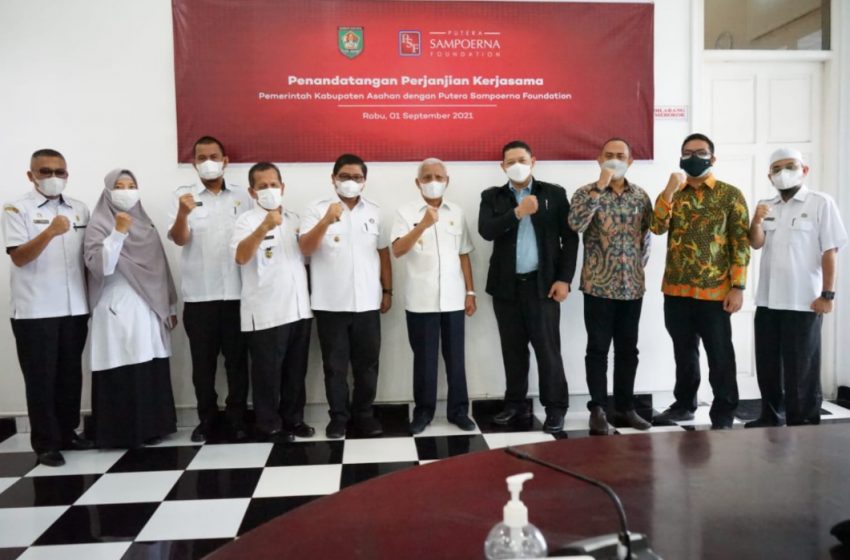  Pemkab Asahan Tanda Tangani Perjanjian Kerjasama Dengan Putera Sampoerna Foundation