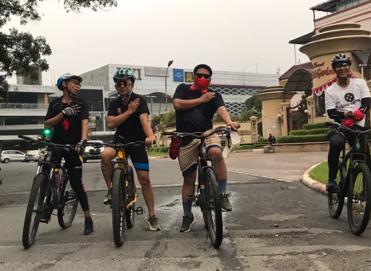  Gowes Jurnalis Medan Tingkatkan Imun