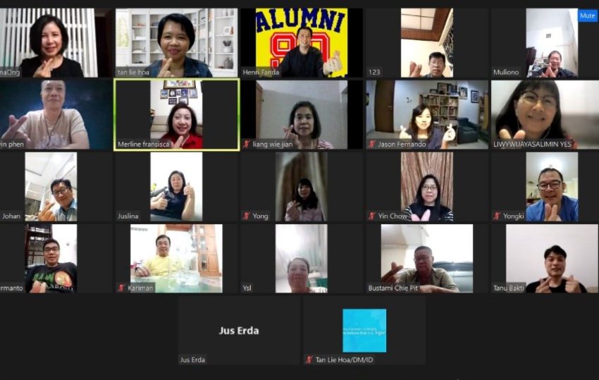  Masa Pandemi, Alumni 90 Kisaran Temu Kangen Via Zoom Meeting