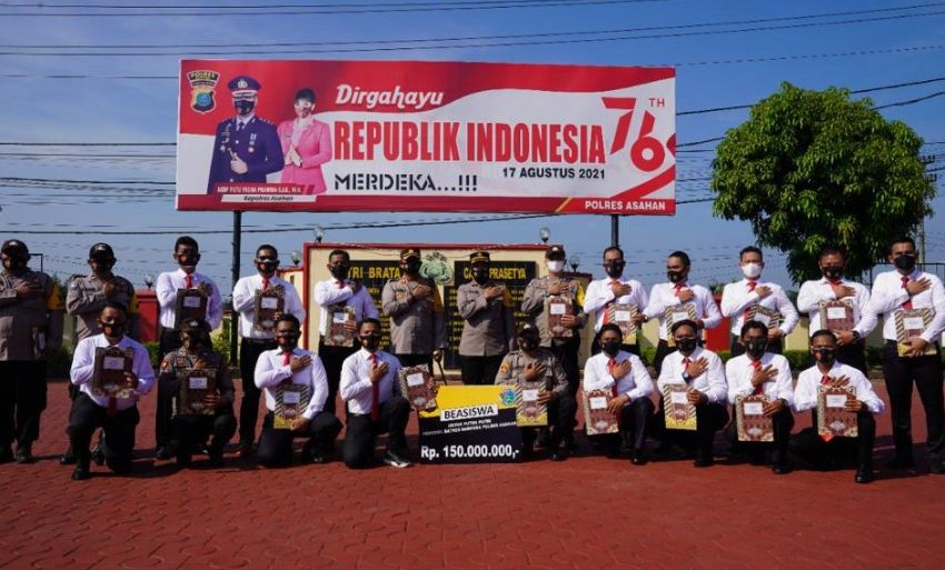  Kapolres Asahan Berikan Reward 22 Anggota Berprestasi