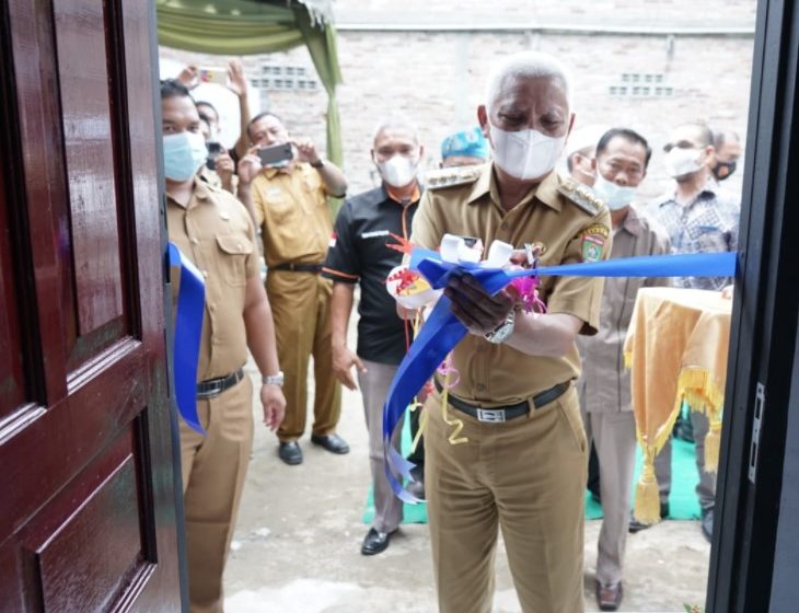  Bupati Asahan Resmikan Kantor LPM Kelurahan Aek Loba Pekan