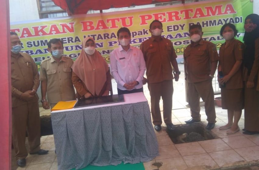  Kadis Pendidikan Sumut Hadiri Peletakan Batu Pertama Hospitality SMKN 3 Sinaksak