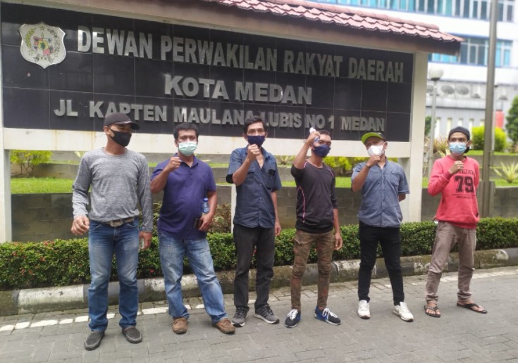  Karyawan PT API Sambangi DPRD Medan, Tuntut Perusahaan Mereka Dibuka Kembali