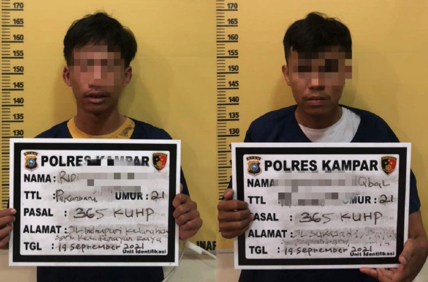  Coba Kabur Saat Ditangkap, Pelaku Jambret Ditembak Polres Kampar