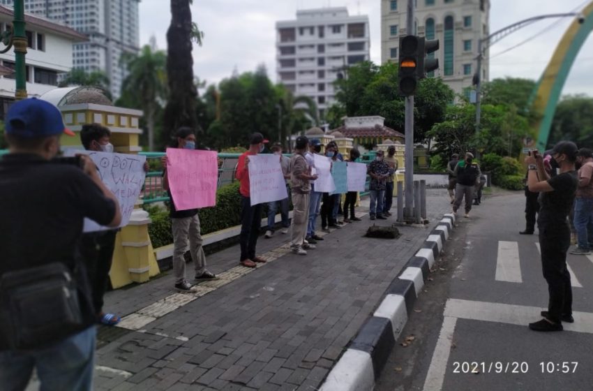  Karyawan PT Anugerah Prima Indonesia Kembali Demo Pemko Medan