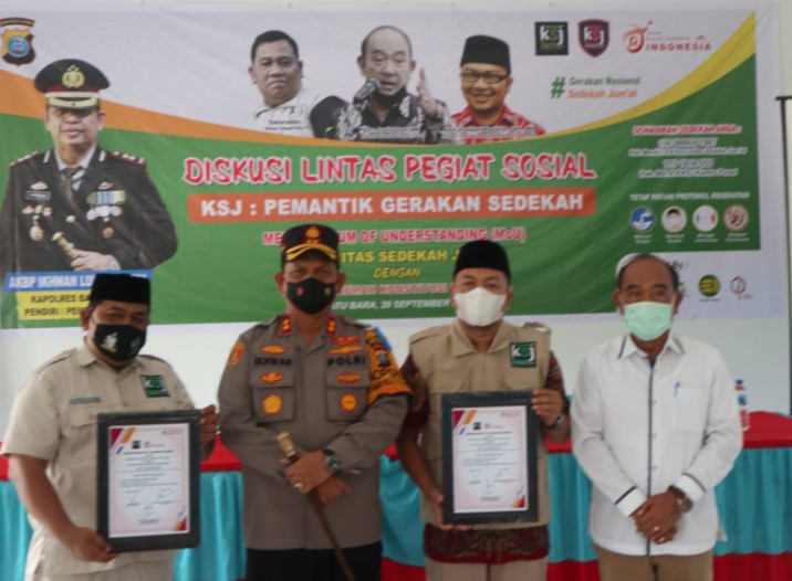  KSJ Jalin MoU dengan Yayasan Rumah Konstitusi Indonesia, Kapolres Batubara Akan Integrasikan Kampung Sedekah dengan Rumah Tahfiz Alquran dan UMKM