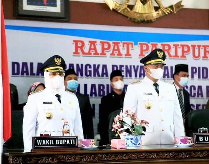 DPRD Gelar Sertijab Bupati dan Wakil Bupati Labuhanbatu Periode 2021-2024