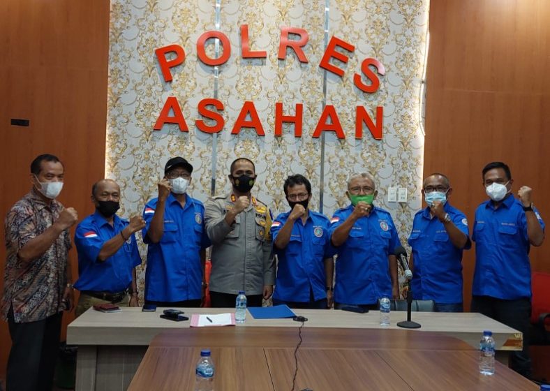 Kapolres Asahan Gandeng DPC KSPSI Sukseskan Vaksinasi