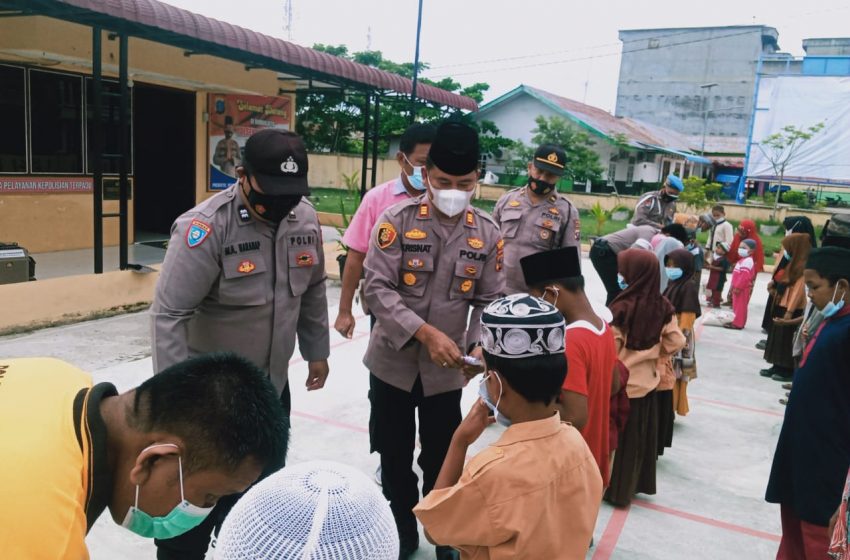  Jumat Barokah, Polsek Kualuh Hilir Santuni 44 Anak Yatim