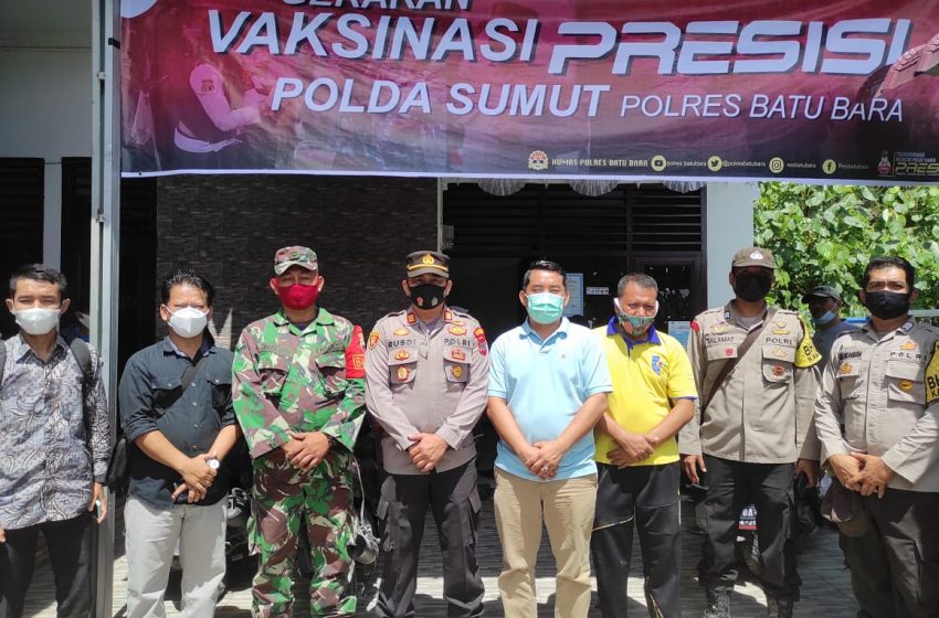 Polsek Lima Puluh Gelar Vaksinasi di 4 Lokasi