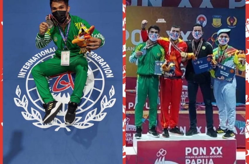 Roberto Manik Atlet Karo Raih Medali Perak Kelas 70 kg Cabor Wushu di PON XX Papua