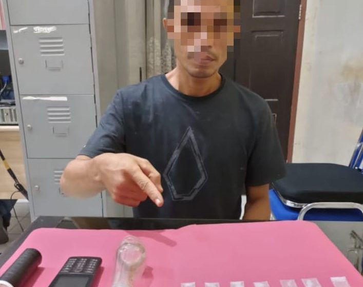  Miliki 7 Paket Sabu, Warga Desa Batu Belah Ditangkap Polres Kampar