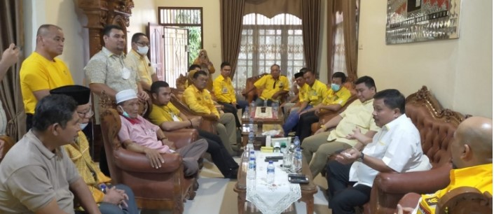  Pentolan Partai Golkar Labura Kunjungi Kediaman Ali Tambunan