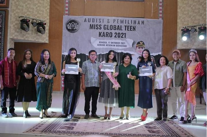  Bupati Karo Hadiri Kontes Kecantikan Miss Global Teen 2021