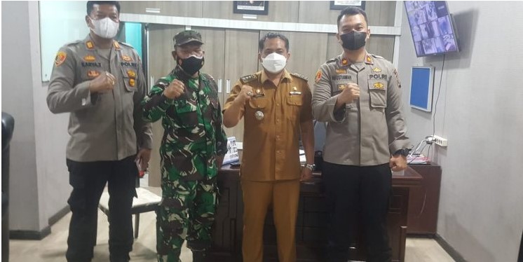  Dan Ramil dan Camat Silaturahmi ke Polsek Percut Sei Tuan