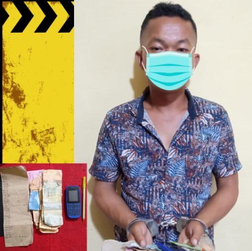  Polsek Dopan Ringkus Jurtul Togel di Warung Pak Gina