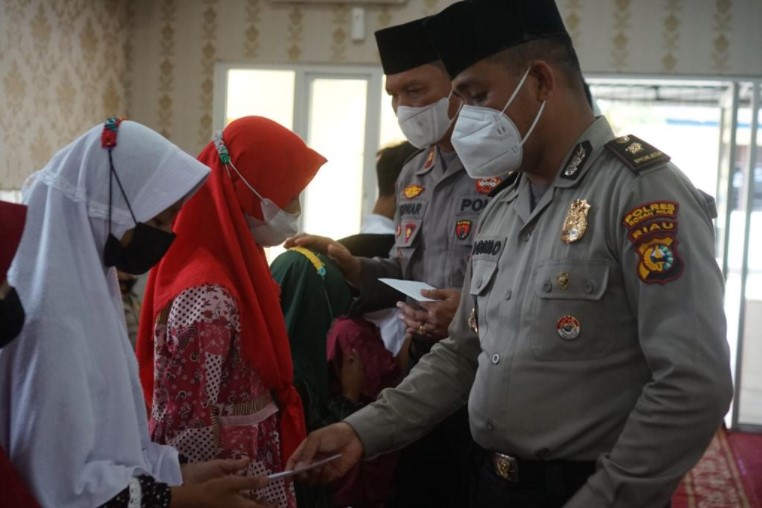  Polres Rokan Hilir Gelar Peringatan Maulid Nabi Muhammad SAW 1443 H