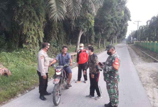  25 Orang Tidak Pakai Masker Terjaring KRYD Polsek Kotarih