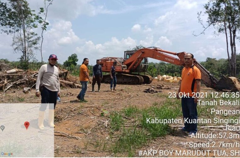  Polres Kuansing Gelar  Patroli Gabungan Cegah Penambangan Emas Tanpa Izin di Kuantan Hilir