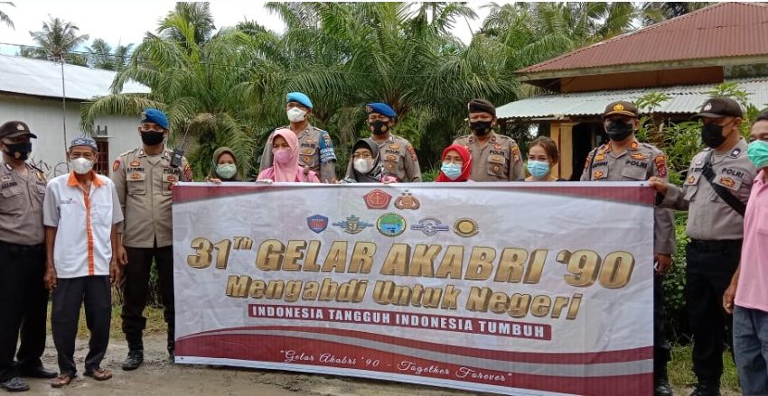  Gebyar Vaksin di Tanjung Beringin, AKABRI 90 Hadir Bantu Masyarakat