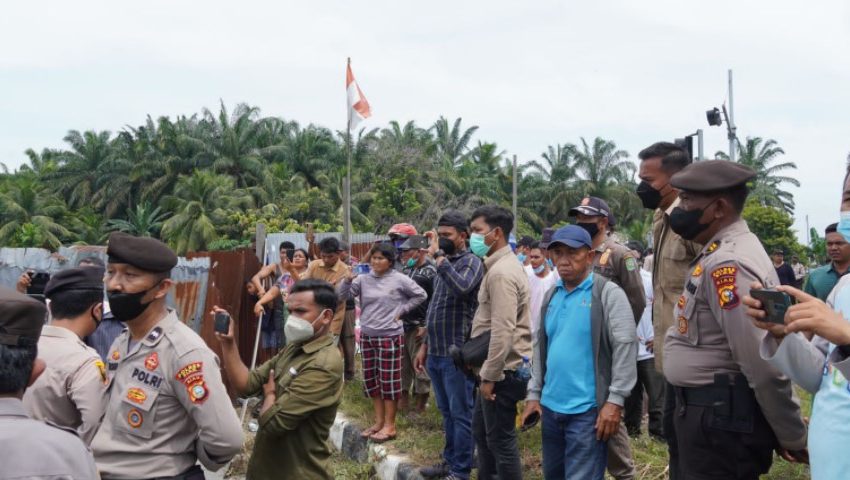  Eksekusi Jalan Tol Pintu Masuk Kandis Utara Berjalan Aman dan Lancar