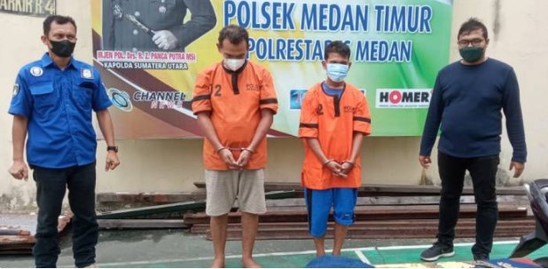  Pelaku Curanmor di Jalan Rakyat dan Ampera Diringkus Polsek Medan Timur