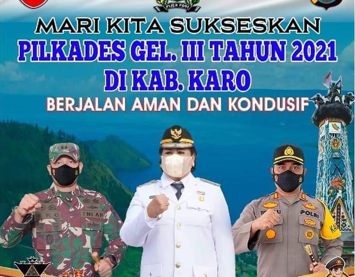  Forkopimda Karo Harapkan Pilkades Serentak Berjalan Aman dan Kondusif